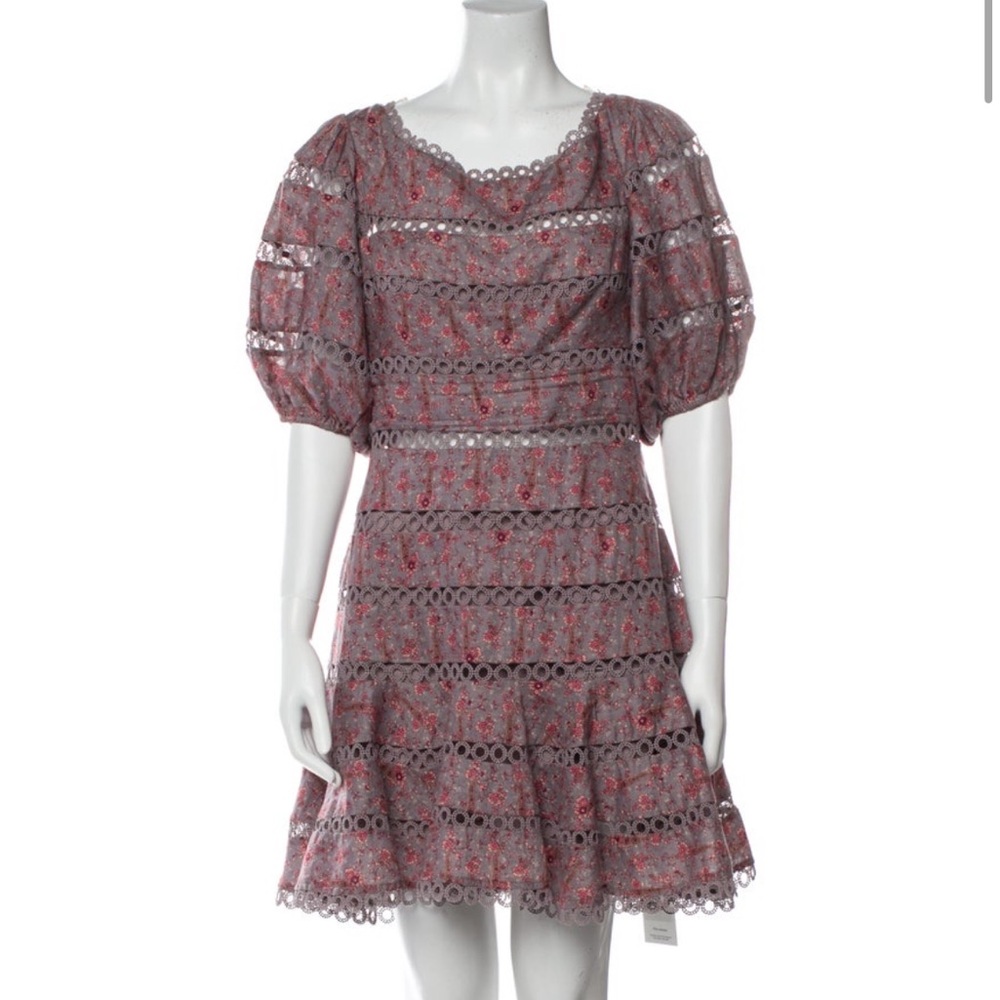 Zimmerman Floral Print Mini Dress